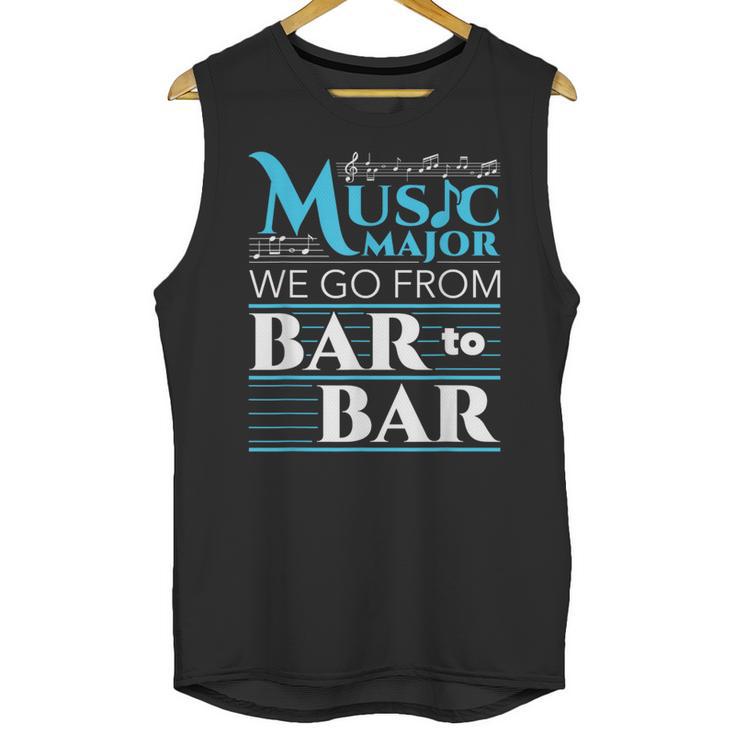 Music Major Student Pun Graduation Unisex Tank Top