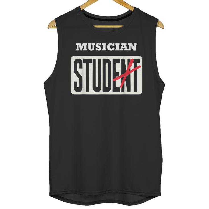 MUSICIAN Student Shirt Graduation MUSICIAN Stud Unisex Tank Top