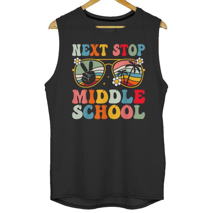 Next Stop Middle School Elementary School Graduation 2025 Unisex Tank Top