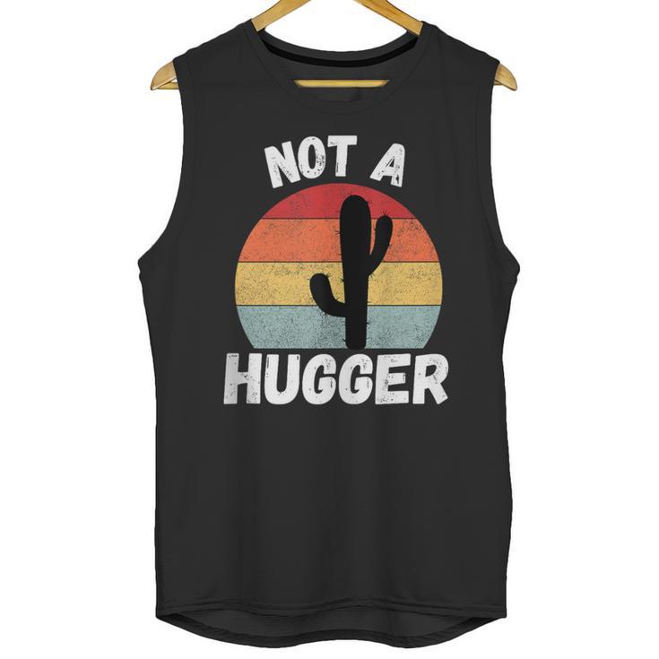 Not A Hugger Cactus Introvert Antisocial Unisex Tank Top
