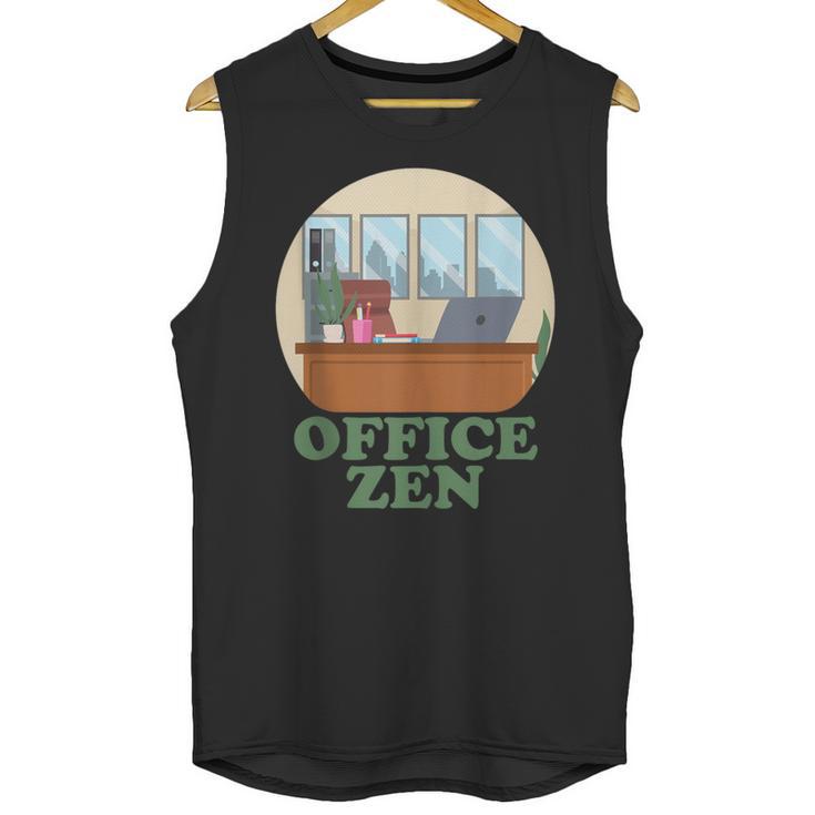 Office Zen Introvert Office Staff Secretary Employee Admin Unisex Tank Top