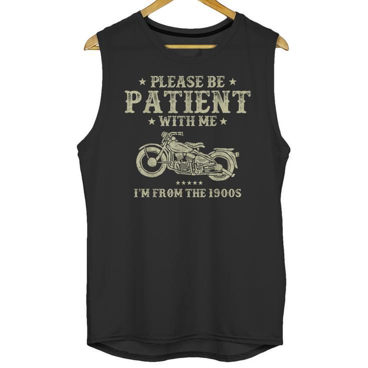 Old Biker I'm From The 1900s Motorcycle Classic Men Unisex Tank Top