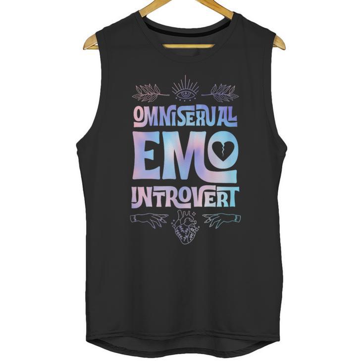 Omnisexual Emo Introvert Pride Trendy Mystic Teen Goth Style Unisex Tank Top