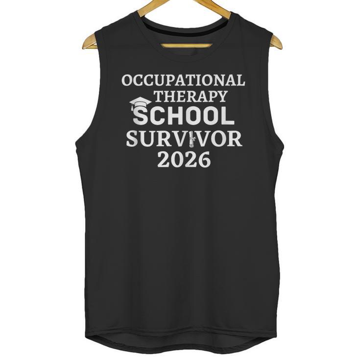 OTD School Survivor Occupational Therapy Graduation Unisex Tank Top