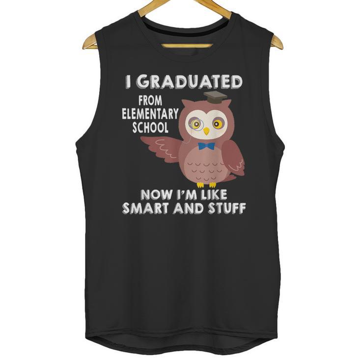 Owl Elementary Graduation Shirt-6th Grade Graduation Unisex Tank Top
