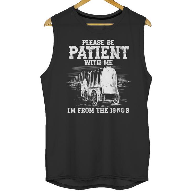 Patient With Me I'm From The 1900s Oregon Vintage Unisex Tank Top