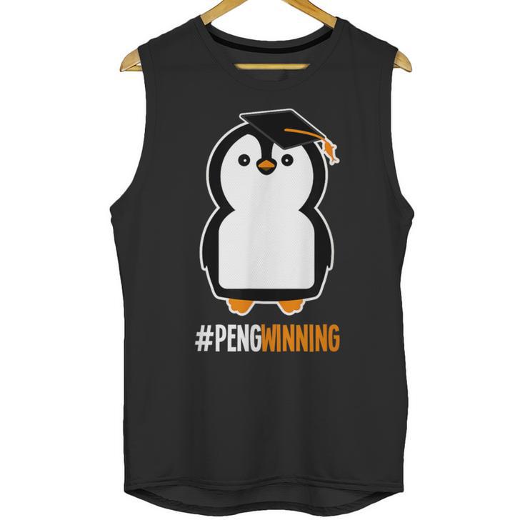 Penguin Graduation For Grads Hashtag Pengwinning Unisex Tank Top