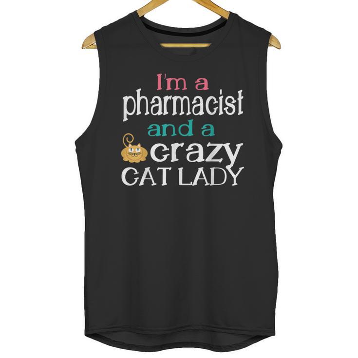 Pharmacist Cat Lady PharmD Women Graduation Unisex Tank Top