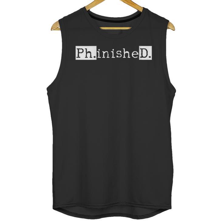 PhD Graduation Doctorate Student Graduate Unisex Tank Top