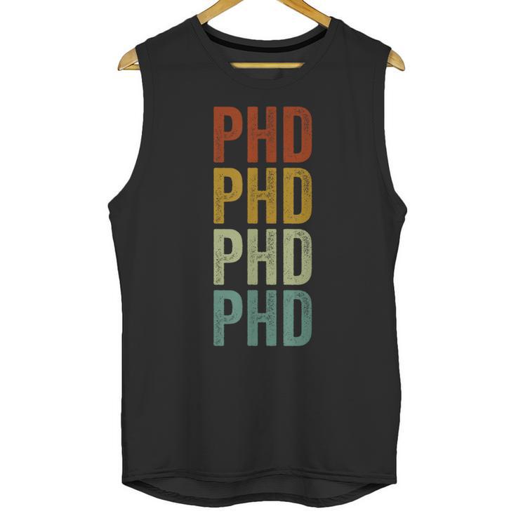 PHD Graduation Doctorate Unisex Tank Top