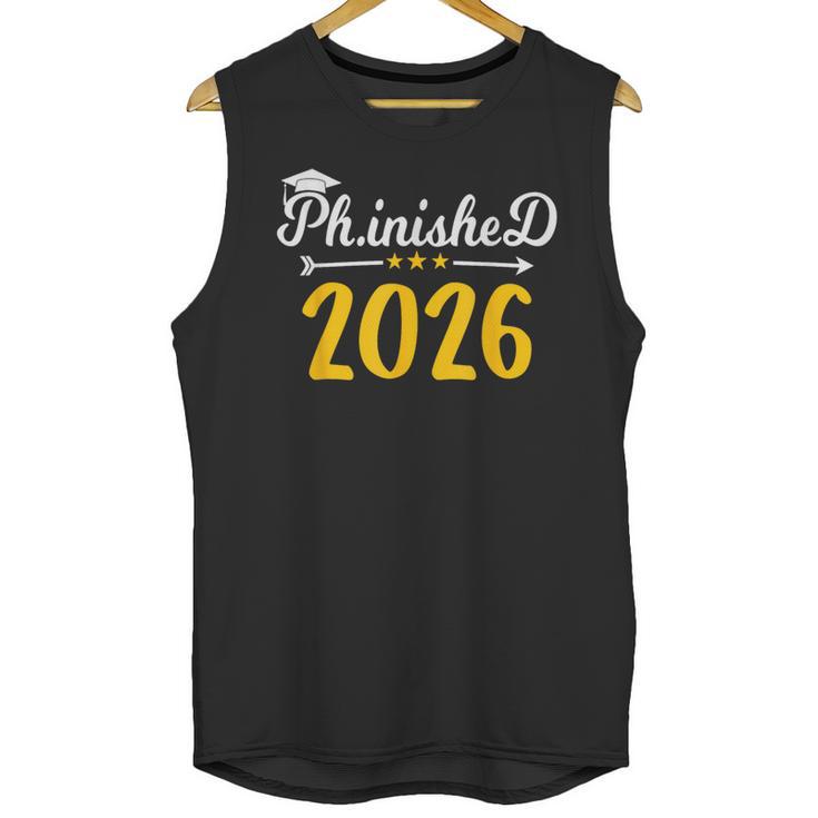 Phinally Done 2026 Doctorate PhD PhD Graduation 2026 Unisex Tank Top