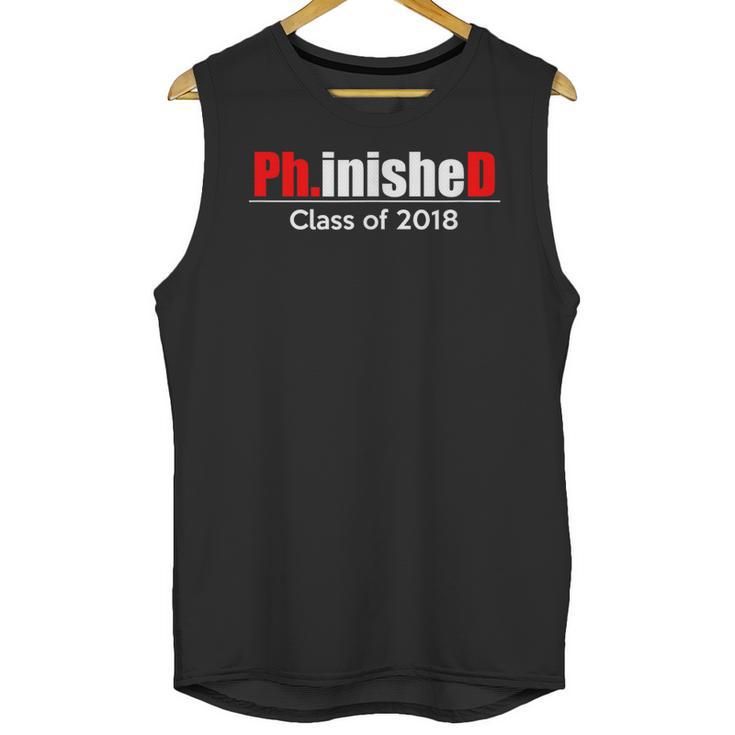 Phinished PhD Graduation T-Shirt For Men And Women Unisex Tank Top