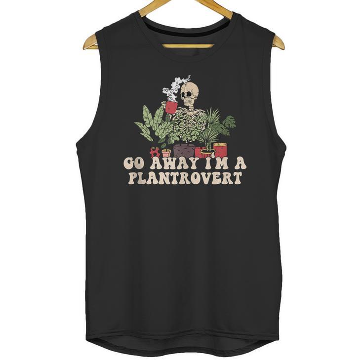 Plant Coffee Lover Plantrovert Gardening Introvert Unisex Tank Top