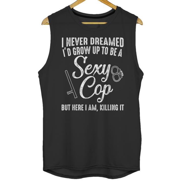 Police Officer Police Graduation Cop Birthday Unisex Tank Top