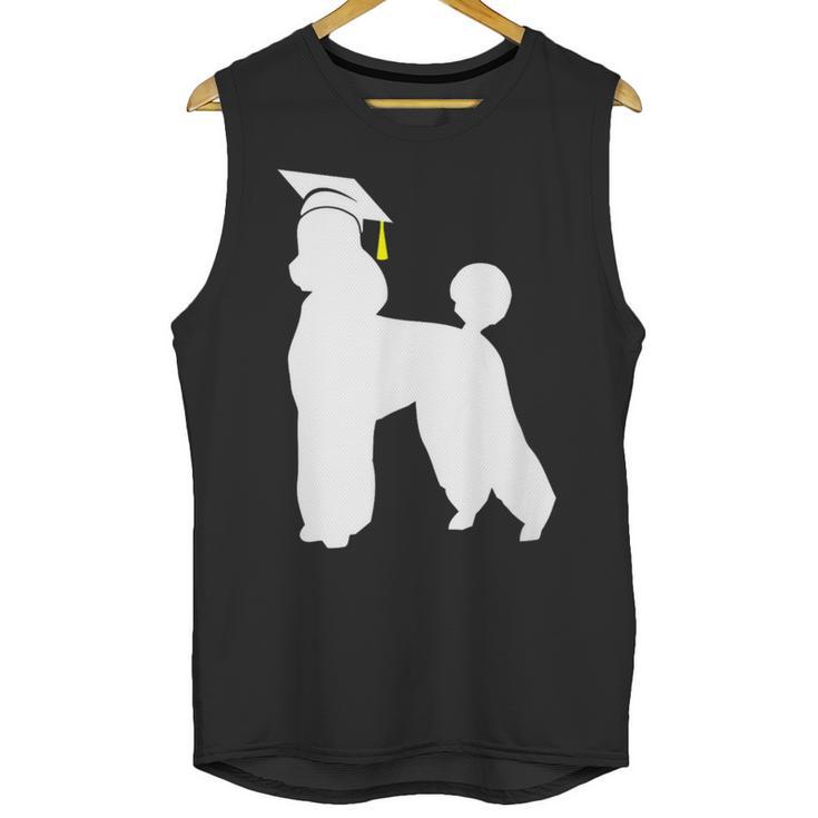 Poodle Graduation Dog Graduate Unisex Tank Top