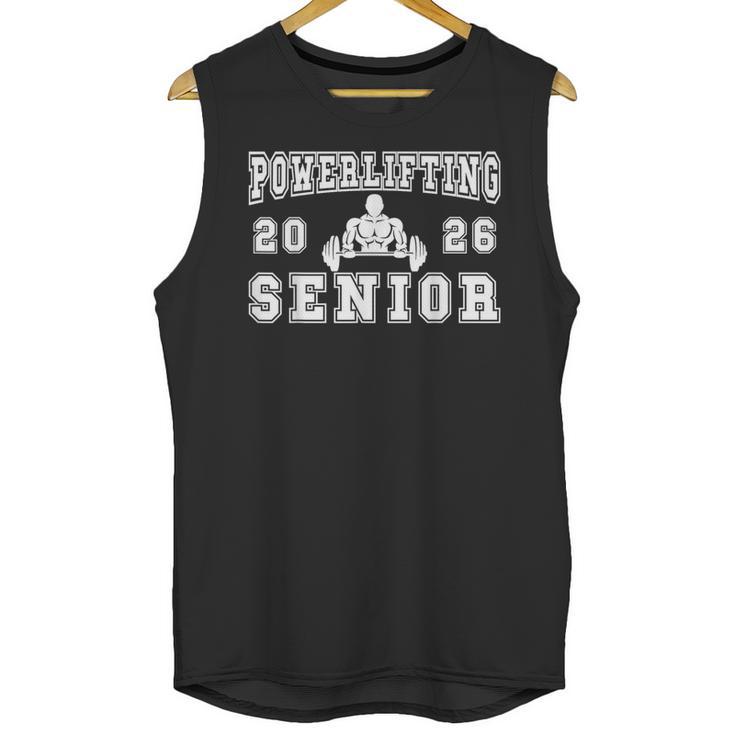 Powerlifting Senior Night Powerlifting 2026 Graduation 1 Unisex Tank Top