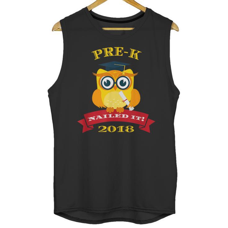 Pre-K Graduation 2018 Cute Owl Unisex Tank Top