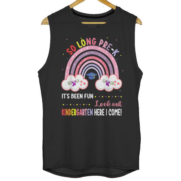 Pre k Graduation Class 2025 Graduate Pre-k Rainbow Girls Unisex Tank Top