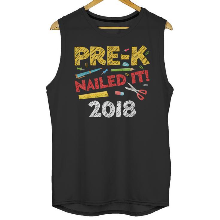 Pre-K Nailed It Class Of 2018 Graduation Unisex Tank Top