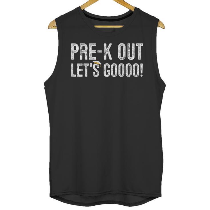 Pre-K Out Preschool Graduation 2025 Teacher Last Day Unisex Tank Top