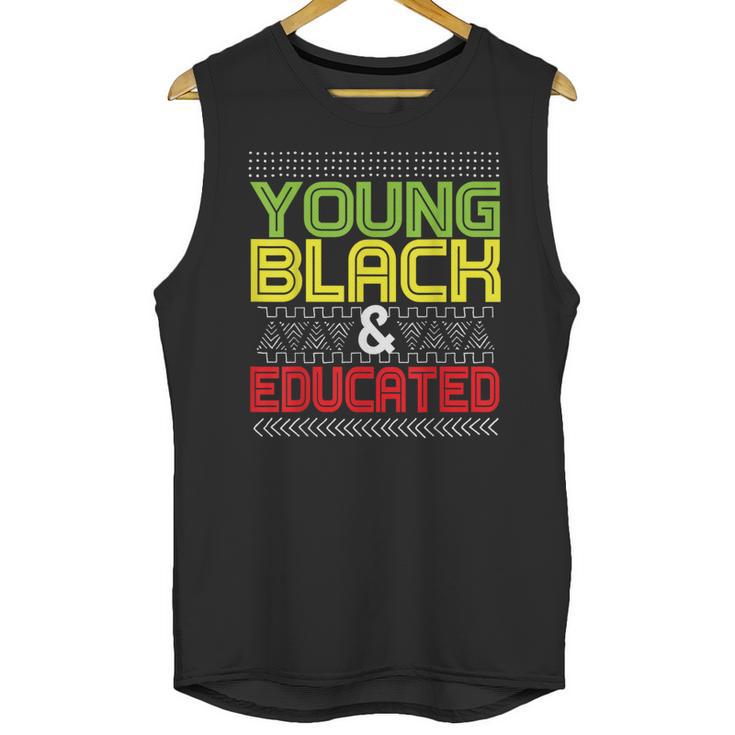Proud African American Educated Graduation Unisex Tank Top
