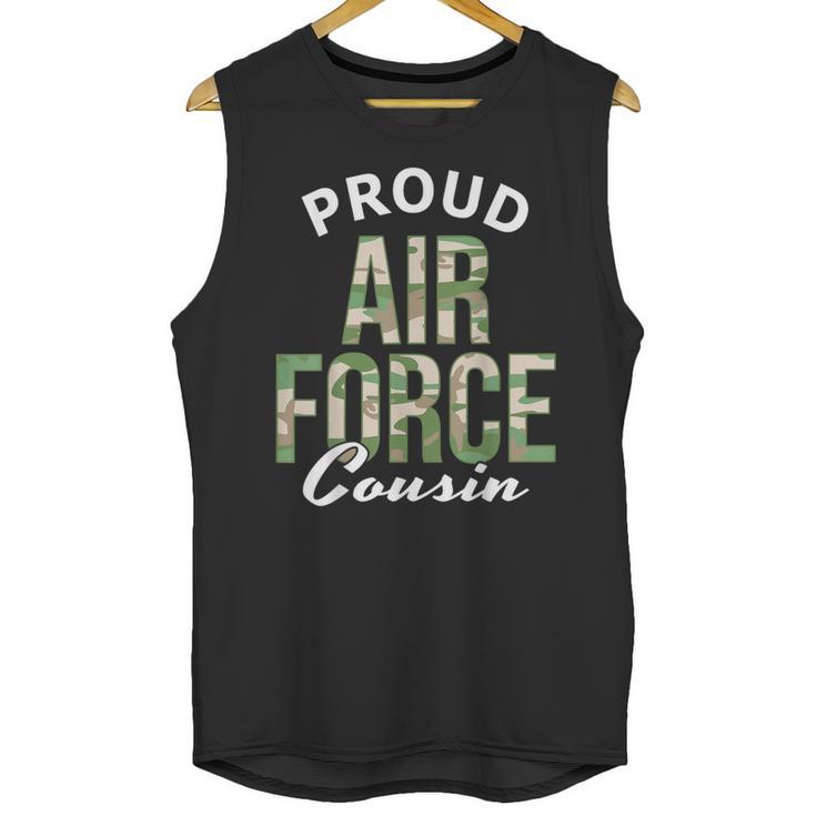 Proud Air Force Cousin Deployment Homecoming Graduation Unisex Tank Top