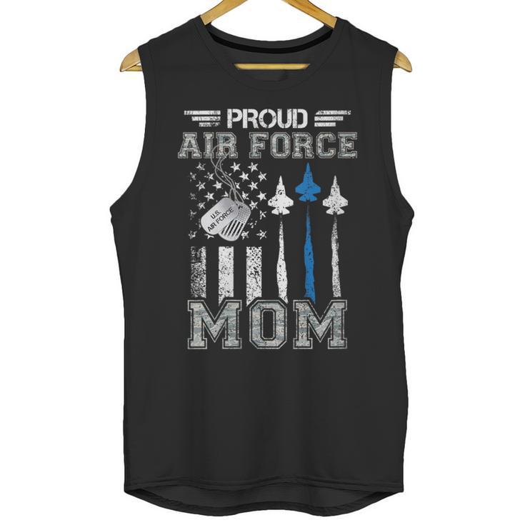 Proud Air Force Mom US Air Force Graduation Mom Unisex Tank Top