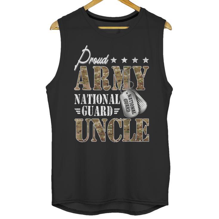 Proud Army National Guard Uncle National Guard Graduation Unisex Tank Top