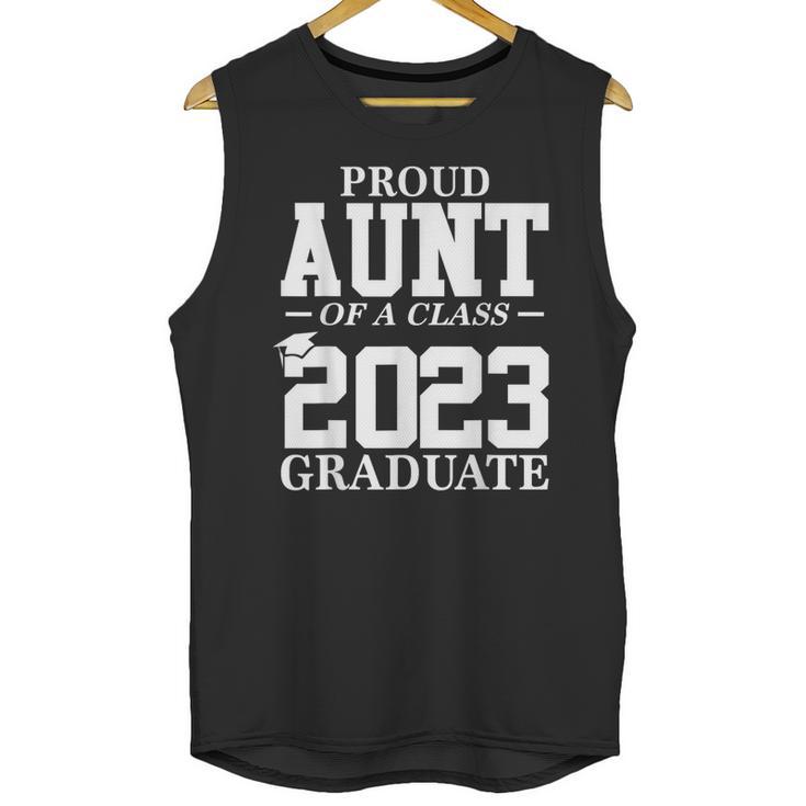 Proud Aunt Graduation Senior 23 Grad Class Of 2023 Unisex Tank Top