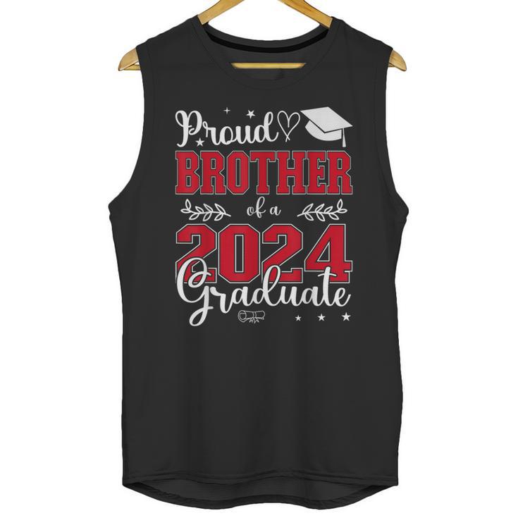 Proud Brother Of a Class Of 2024 Graduate For Graduation Unisex Tank Top