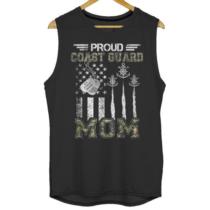 Proud Coast Guard Mom US Coast Guard Graduation Mom Unisex Tank Top