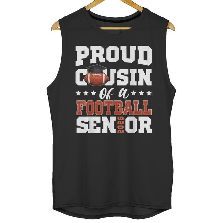 Proud Cousin Of a Football Senior 2026 Graduation Gifts Unisex Tank Top