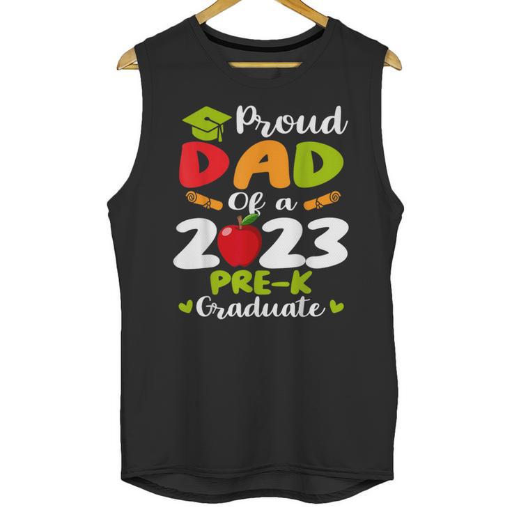 Proud Dad Of 2023 Pre K Graduate Graduation Unisex Tank Top