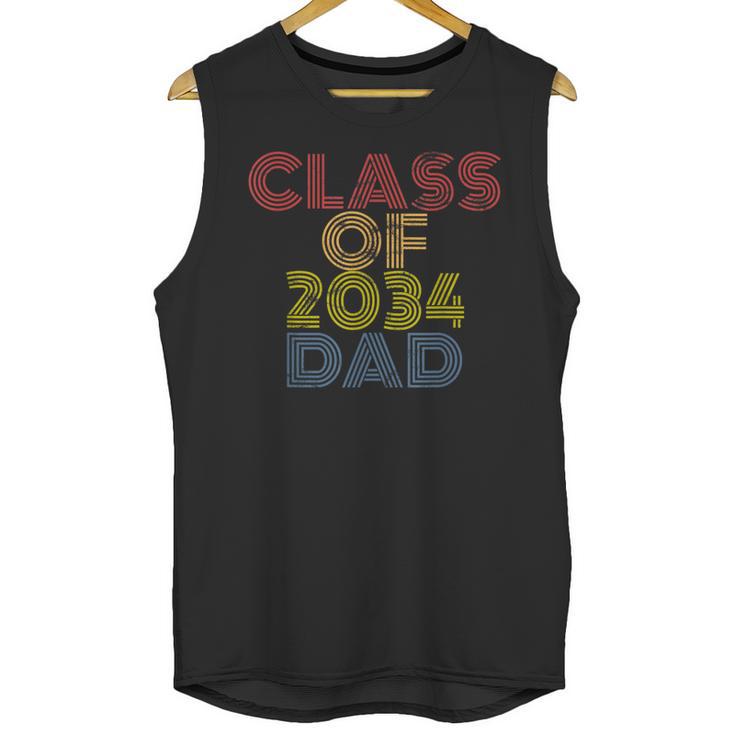 Proud Dad Of A Class Of 2034 Graduate Senior Graduation Unisex Tank Top