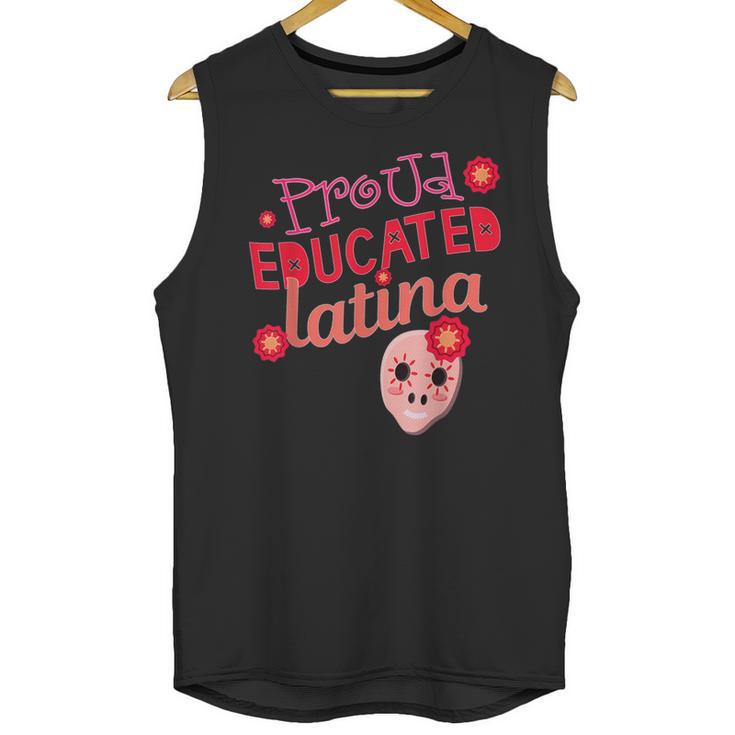 Proud Educated Latina Graduation Masters Degree PhD Unisex Tank Top