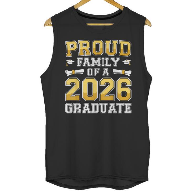 Proud Family Of A 2026 Graduate Shirt Class 2026 Graduation Unisex Tank Top