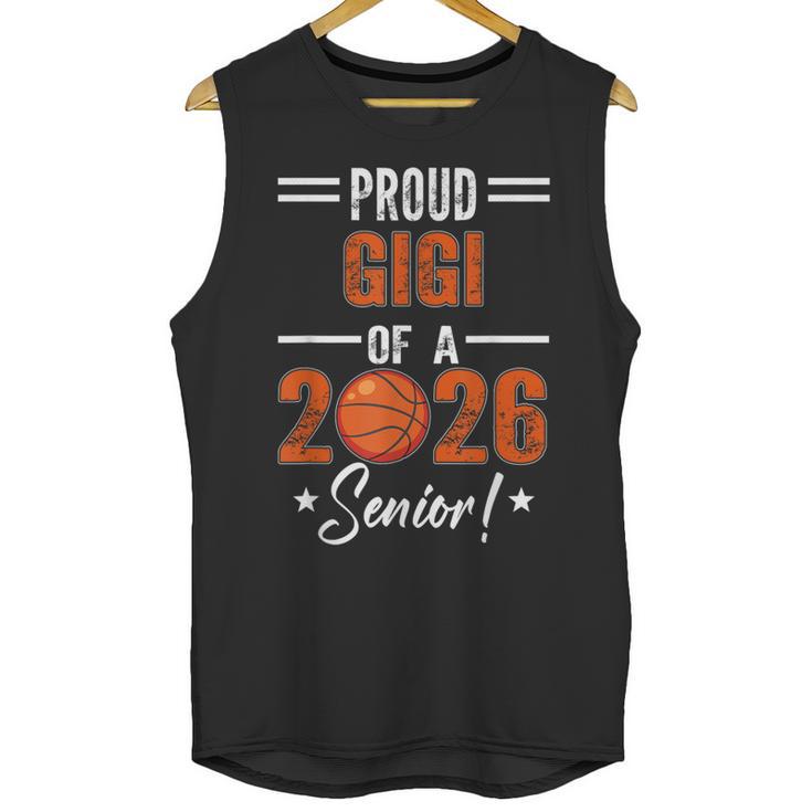 Proud GIGI Of 2026 Senior Basketball Student Graduation Unisex Tank Top