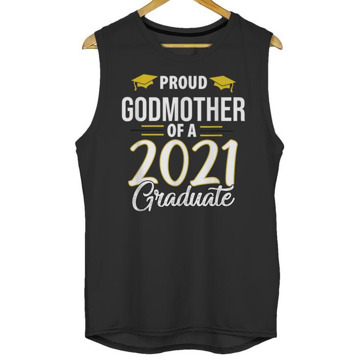 Proud Godmother Of A 2021 Graduate Graduation Clothes MBA Unisex Tank Top