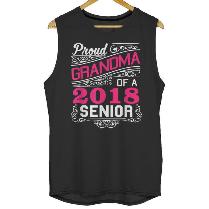 Proud Grandma Of a 2018 Senior Tshirt Graduation Unisex Tank Top