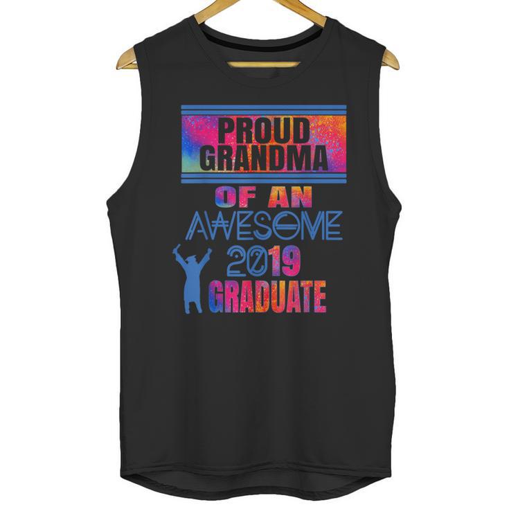 Proud Grandma Of A 2019 Graduate Senior Class Graduation Unisex Tank Top