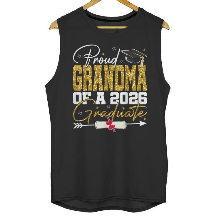Proud Grandma Of Senior 2026 Graduate Family Graduation 2026 Unisex Tank Top