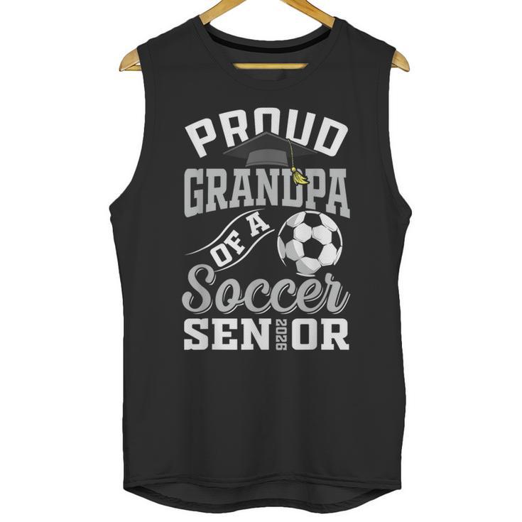 Proud Grandpa Of a Soccer Senior Class Of 2026 Graduation Unisex Tank Top