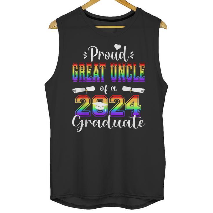 Proud Great Uncle Of 2024 Graduate Class 2024 Graduation Unisex Tank Top