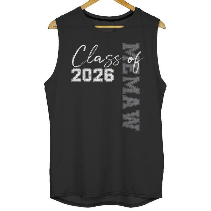 Proud Memaw Of A Class Of 2026 Graduate Senior 26 Graduation Unisex Tank Top