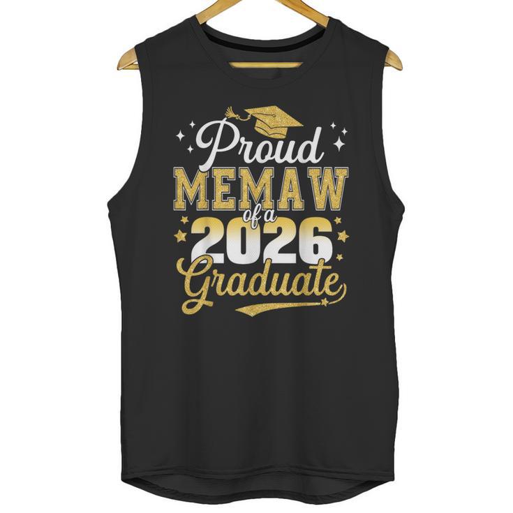 Proud Memaw Of a Class Of 2026 Graduate Senior Graduation Unisex Tank Top