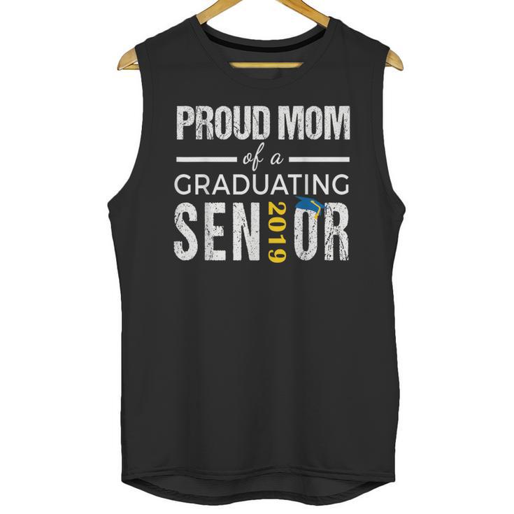 Proud Mom Of 2019 Senior Graduation Shirt Graduate Unisex Tank Top