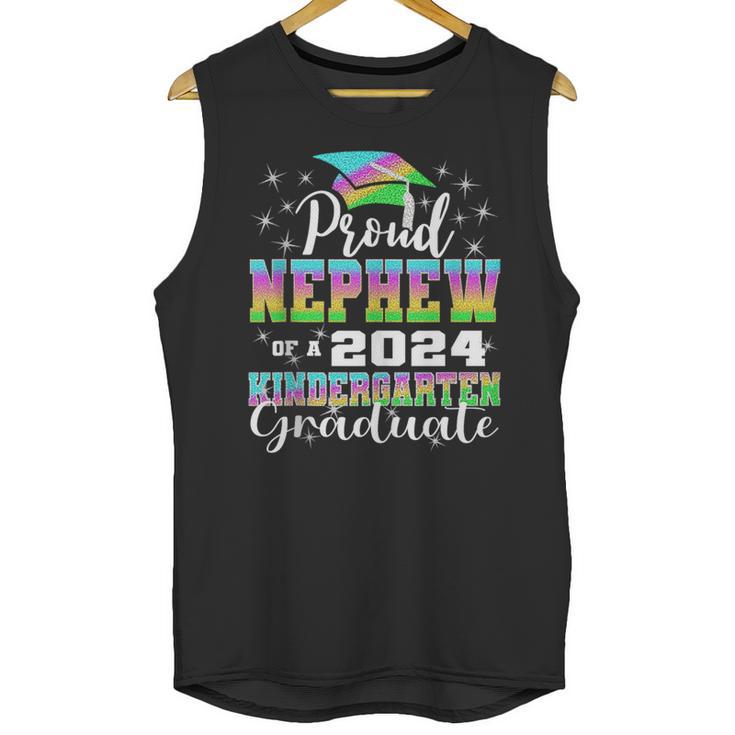 Proud Nephew Of Kindergarten Graduate 2024 Graduation Nephew Unisex Tank Top