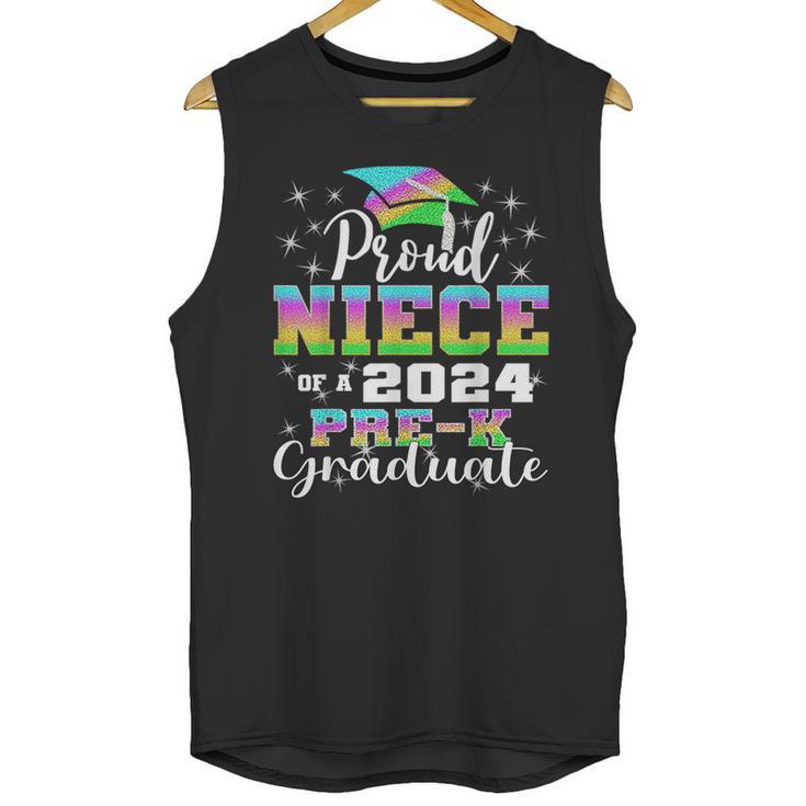 Proud Niece Of PreK School Graduate 2024 Graduation Niece Unisex Tank Top