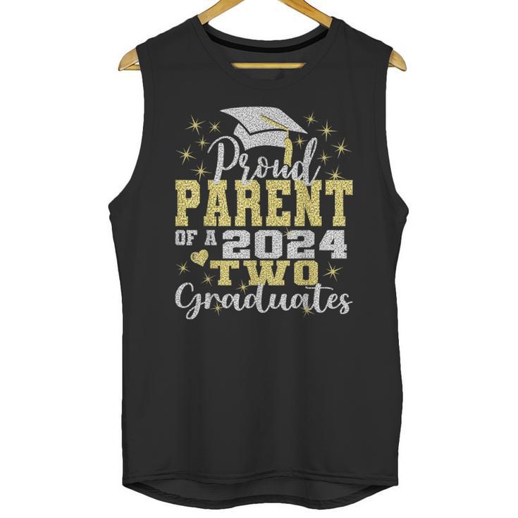 Proud Parent Of Two 2024 Graduate Class 2024 Graduation Unisex Tank Top