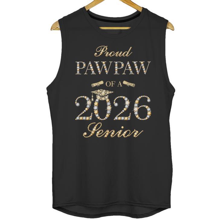 Proud Pawpaw Of A 2026 Senior Graduate Graduation Unisex Tank Top